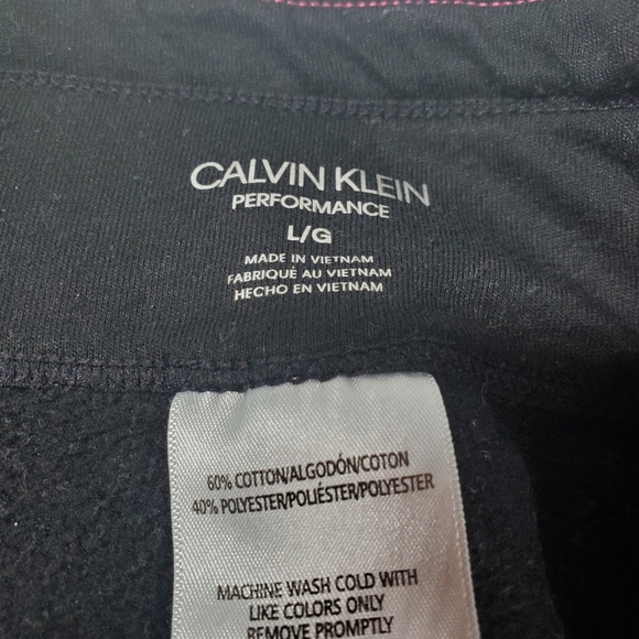 Calvin Klein Performance Black Jogger Sweaters - Picture 4 of 5